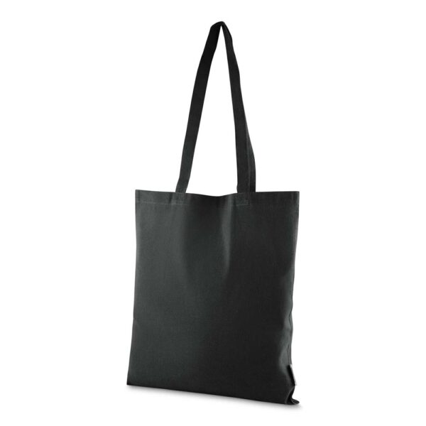 Ecobag Personalizada Algodão Reciclado Alça Curta 140g/m² 42x38cm Preto
