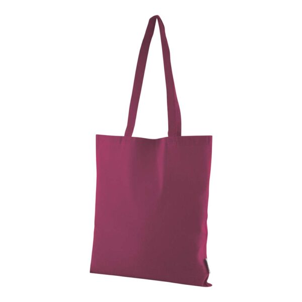Ecobag Personalizada Algodão Reciclado Alça Curta 140g/m² 42x38cm Rosa