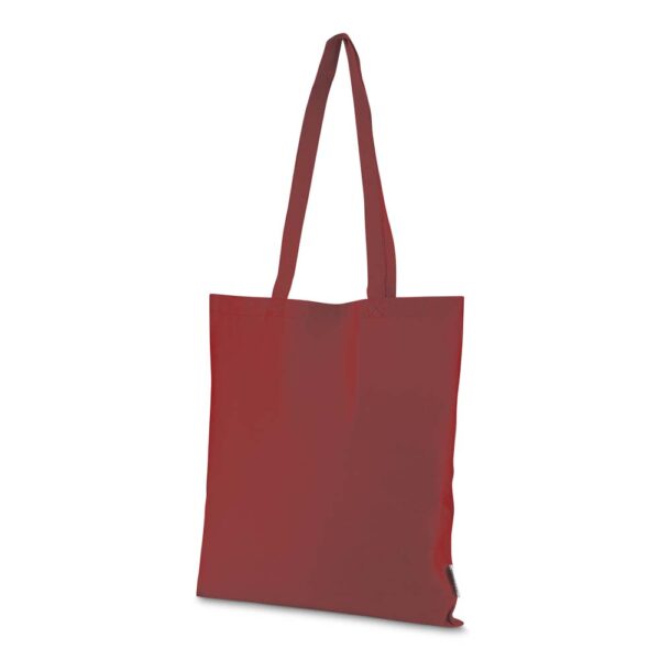 Ecobag Personalizada Algodão Reciclado Alça Curta 140g/m² 42x38cm Vermelho