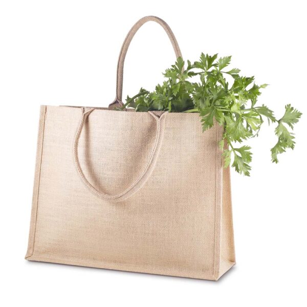 Ecobag Personalizada Algodão e Juta 360g/m² 34x43cm Foto