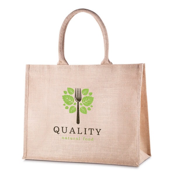 Ecobag Personalizada Algodão e Juta 360g/m² 34x43cm Foto