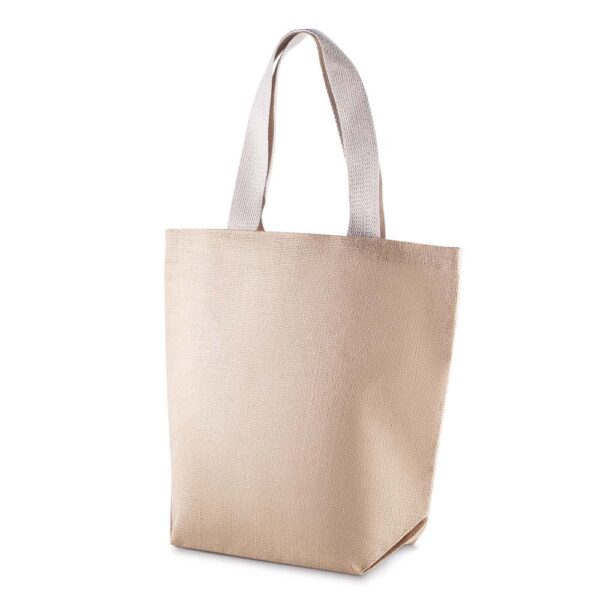 Ecobag Personalizada Algodão e Juta 360g/m² 40x38cm Foto