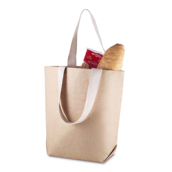 Ecobag Personalizada Algodão e Juta 360g/m² 40x38cm Foto