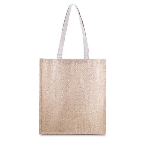 Ecobag Personalizada Algodão e Juta com Bolso 360g/m² 41x35cm Foto