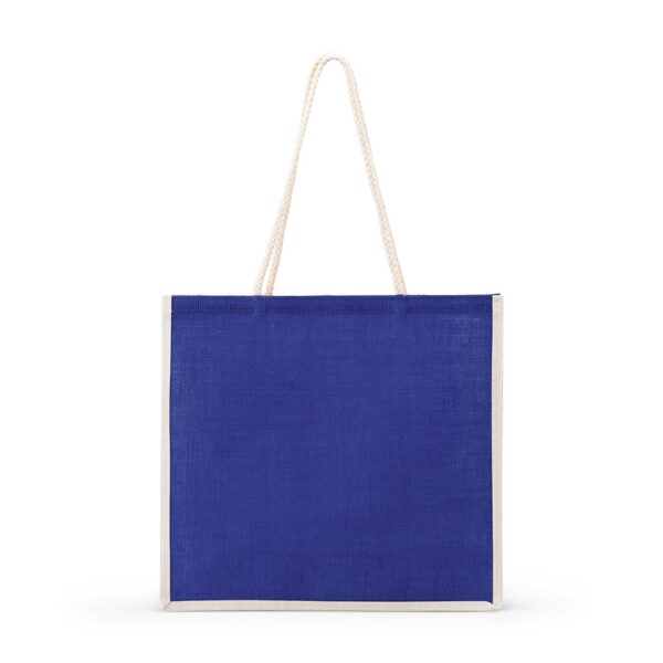 Ecobag Personalizada Juta 36x33cm Azul