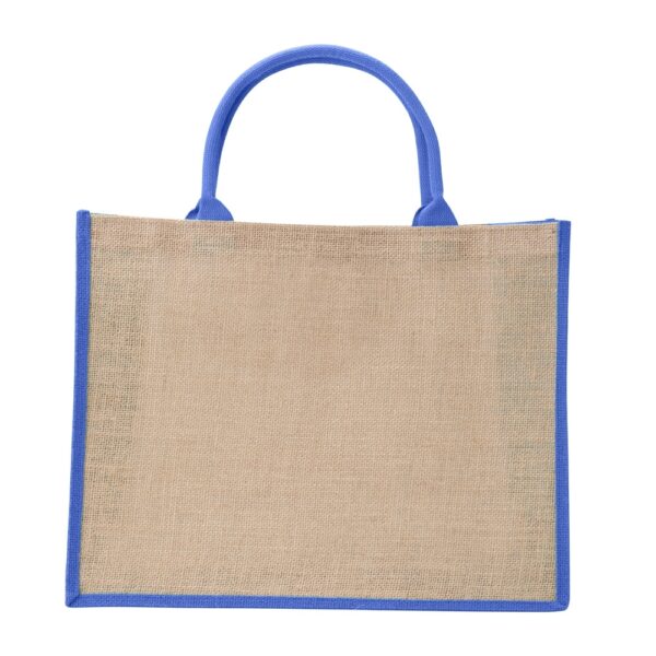 Ecobag Personalizada Juta Grande 45x35cm Azul