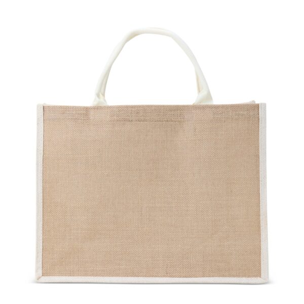 Ecobag Personalizada Juta Grande 45x35cm Branco