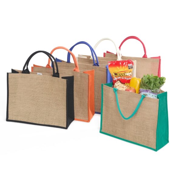 Ecobag Personalizada Juta Grande 45x35cm Detalhe