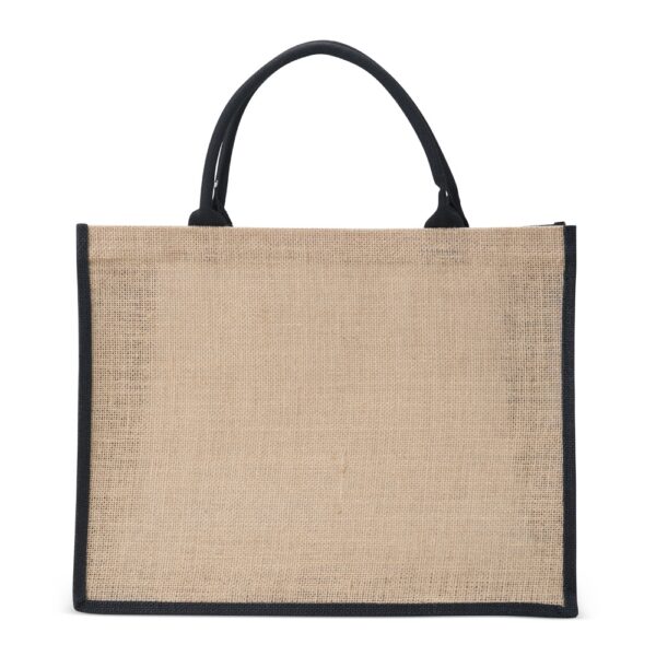 Ecobag Personalizada Juta Grande 45x35cm Preto