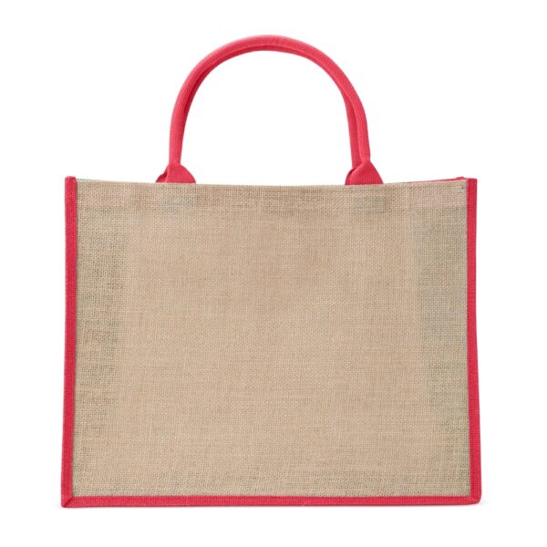 Ecobag Personalizada Juta Grande 45x35cm Vermelho