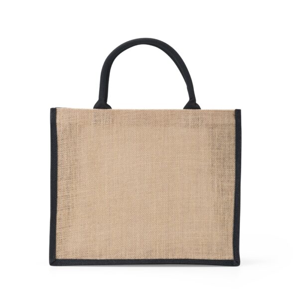 Ecobag Personalizada Juta Pequena 38x31cm Preto