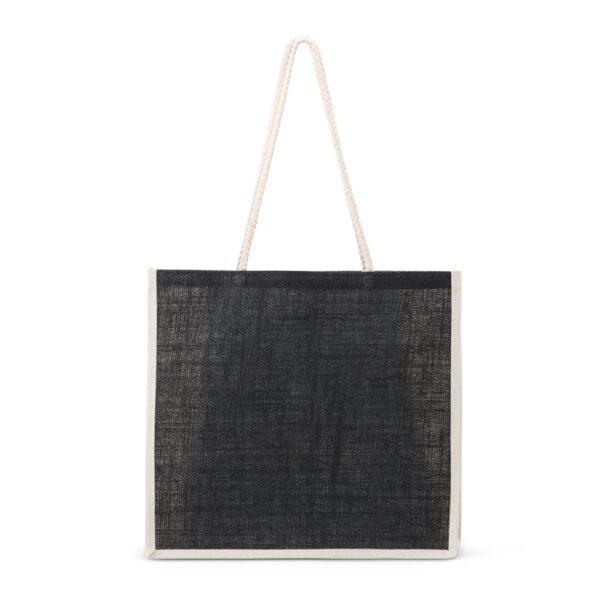 Ecobag Personalizada Juta 36x33cm Preto