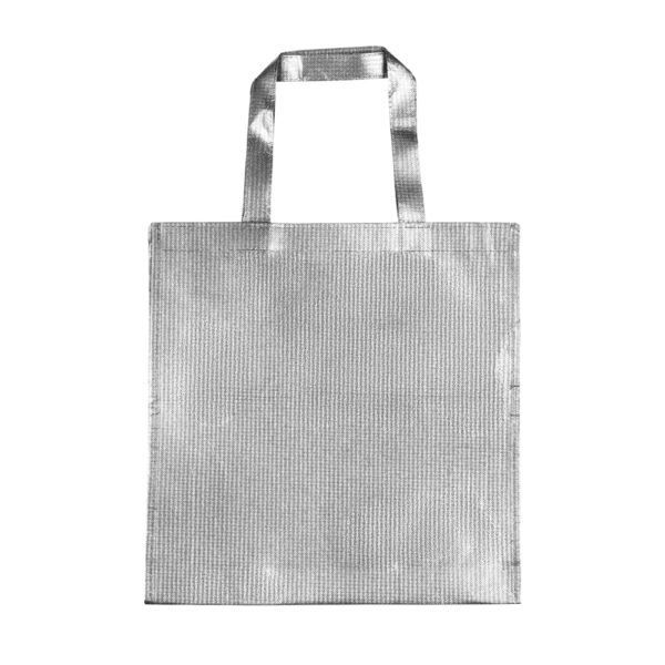 Sacola Personalizada TNT Laminado 90G/M² (34X35X8cm) Foto