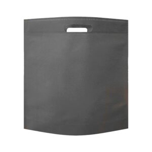Sacola TNT cinza sem alça personalizada silk