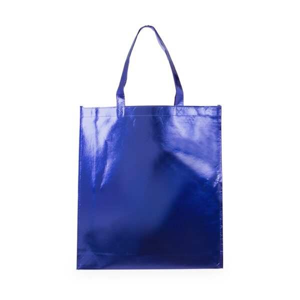 Sacola TNT Personalizada Metalizado Azul