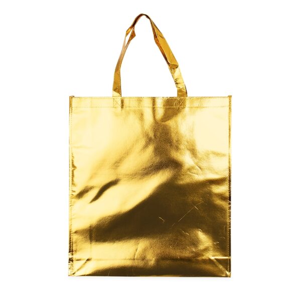 Sacola TNT Personalizada Metalizado Dourado