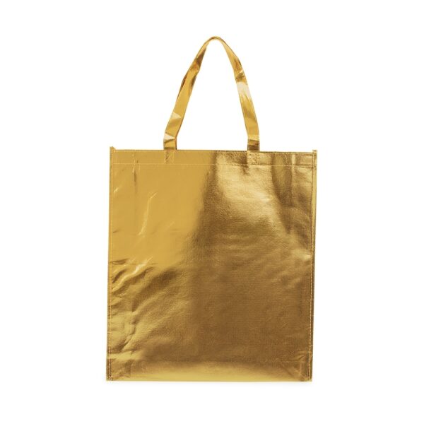 Sacola TNT Personalizada Metalizado Dourado