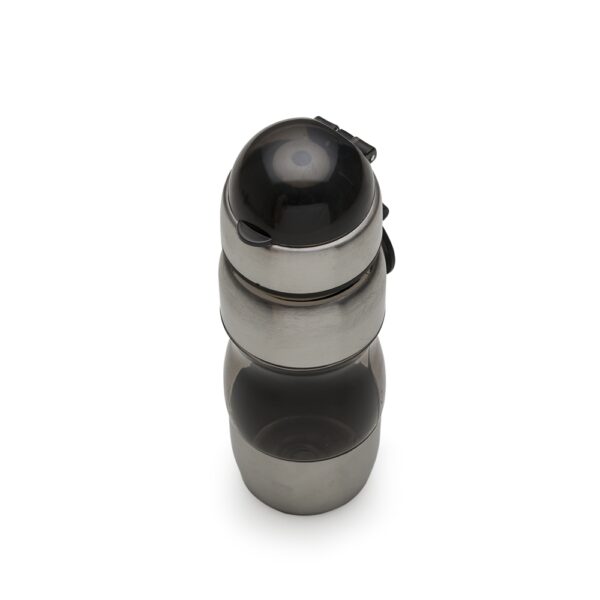 Squeeze corporativo com logo preto bico e alça 450ml