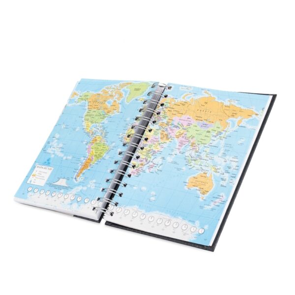 Agenda Personalizada Wire-O Cor Metalizada