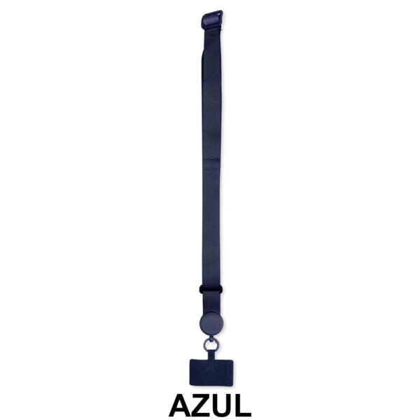 Acessórios para Celular Personalizados Cordão Poliéster AZUL