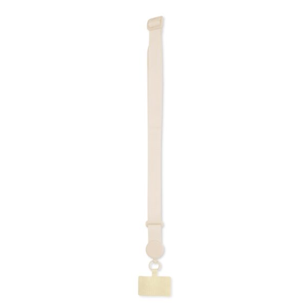 Acessórios para Celular Personalizados Cordão Poliéster BRANCO
