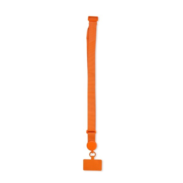 Acessórios para Celular Personalizados Cordão Poliéster LARANJA