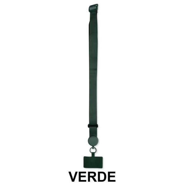Acessórios para Celular Personalizados Cordão Poliéster VERDE