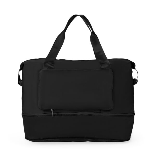 Bolsa Personalizada Expansível E Dobrável 30 Litros PRETO