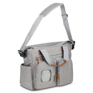 Bolsa Personalizada Multifuncional Em Poliéster 300D Cinza