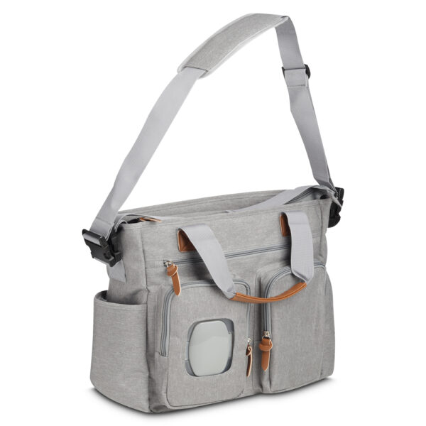 Bolsa Personalizada Multifuncional Em Poliéster 300D Cinza