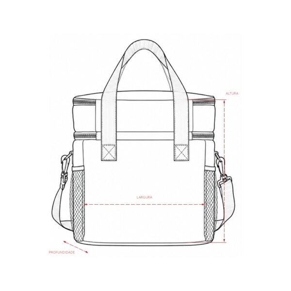 Bolsa Térmica Personalizada Dupla 16L - Detalhe 7