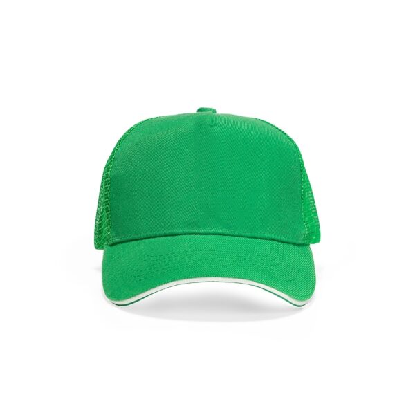 Boné Personalizado Poliéster Aba Curva Com Tela VERDE