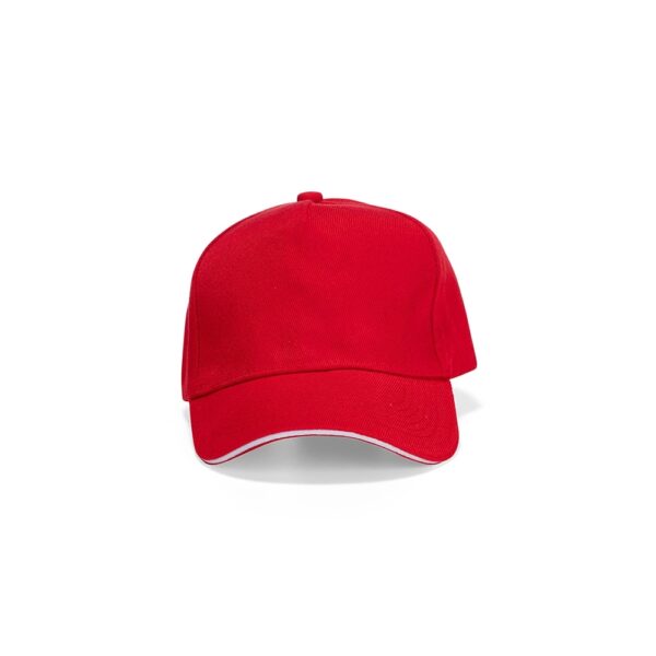 Boné Personalizado Poliéster Aba Curva VERMELHO