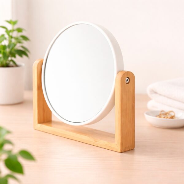 Brinde Feminino Espelho Mesa Bambu - Detalhe 1