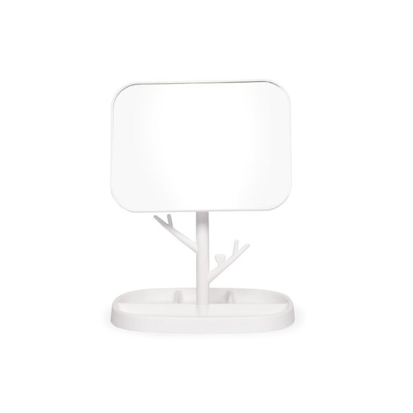 Brinde Feminino Espelho Mesa Plástico BRANCO