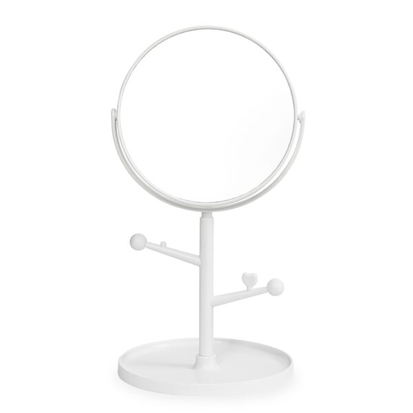 Brinde Feminino Espelho Mesa Plástico BRANCO