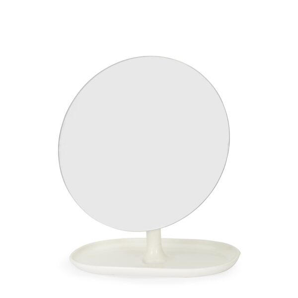 Brinde Feminino Espelho Mesa Plástico BRANCO