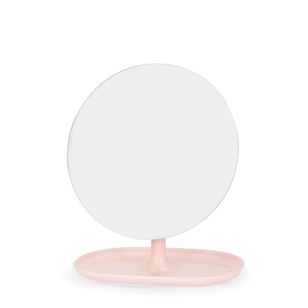 Brinde Feminino Espelho Mesa Plástico ROSA