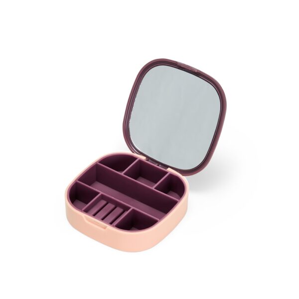 Brinde Feminino Porta-Joias Com Espelho - Detalhe 3