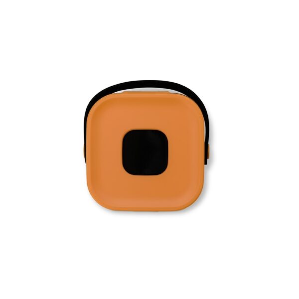 Brinde Feminino Porta Jóias Com Espelho LARANJA