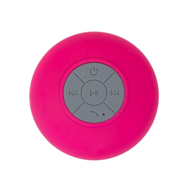 Caixa de Som Personalizada Caixinha C/Ventosa Acrílica ROSA