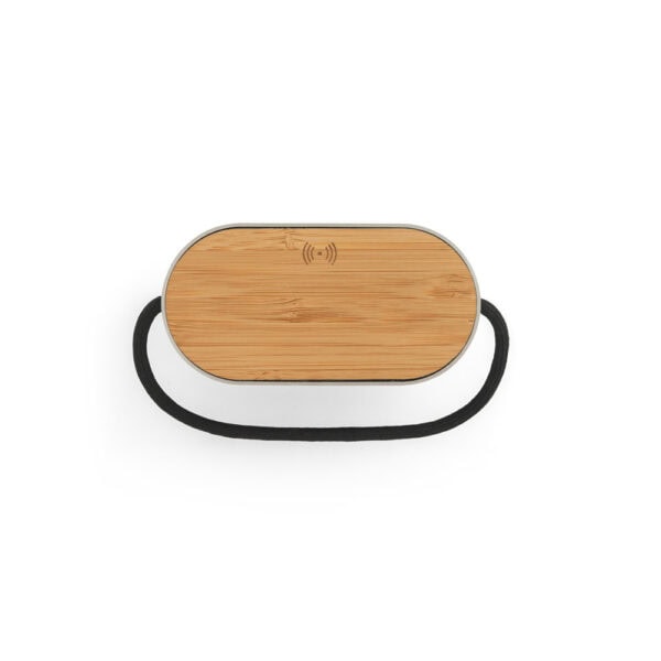Caixa de Som Personalizado Reciclado Bambu - Foto 2