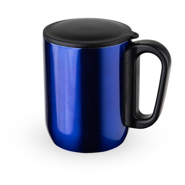Caneca Personalizada Inox Parede Dupla 230ml AZUL