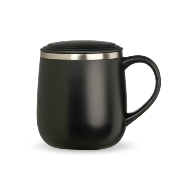 Caneca Personalizada Parede Dupla 370ml PRETO