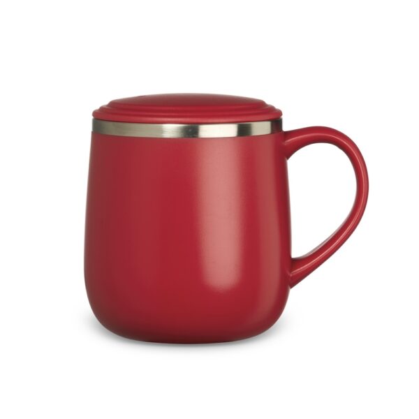 Caneca Personalizada Parede Dupla 370ml VERMELHO