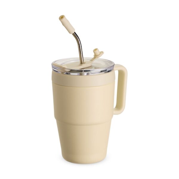 Caneca Térmica Personalizada 600ml BEGE
