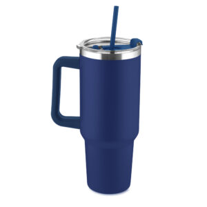 Caneca Térmica Personalizada Aço Inox Azul