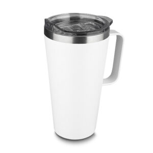 Caneca Térmica Personalizada Aço Inox Branco