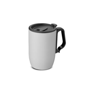 Caneca Térmica Personalizada Aço Inox Branco
