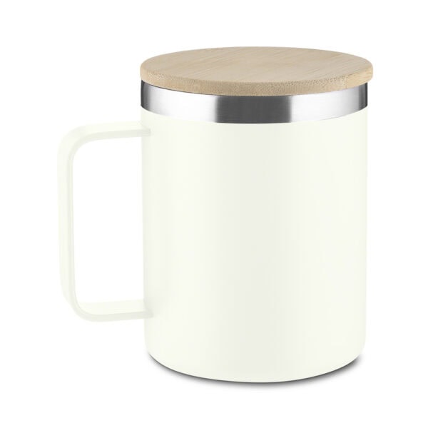 Caneca Térmica Personalizada Aço Inox Branco
